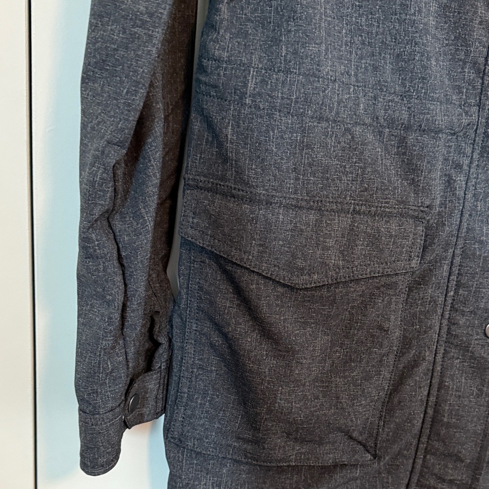 Duluth Trading Co Dark Gray Utility Jacket with Hood - Picture 5 of 8